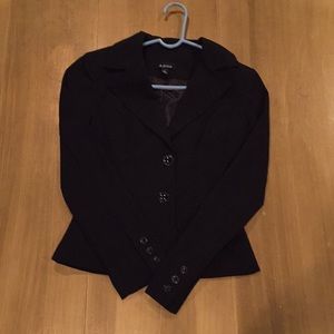 Black suit jacket